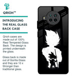 Monochrome Goku Glass Case for Mi 10i 5G