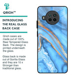 Vibrant Blue Marble Glass Case for Mi 10i 5G