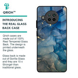 Blue Cool Marble Glass Case for Mi 10i 5G