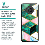 Seamless Green Marble Glass Case for Mi 10i 5G