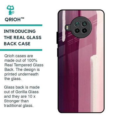 Brush Stroke Art Glass Case for Mi 10i 5G