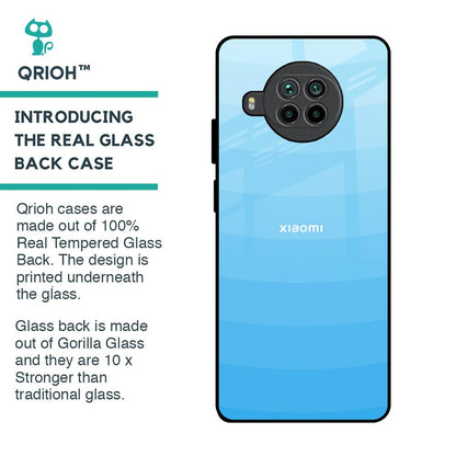 Wavy Blue Pattern Glass Case for Mi 10i 5G