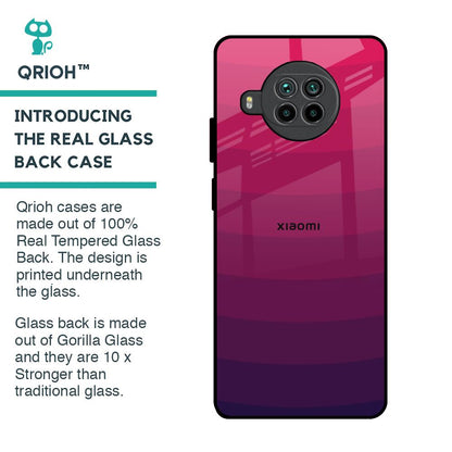 Wavy Pink Pattern Glass Case for Mi 10i 5G