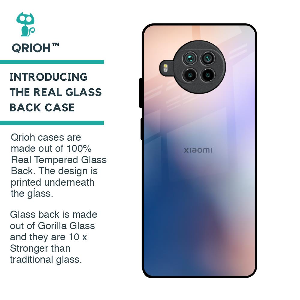 Blue Mauve Gradient Glass Case for Mi 10i 5G