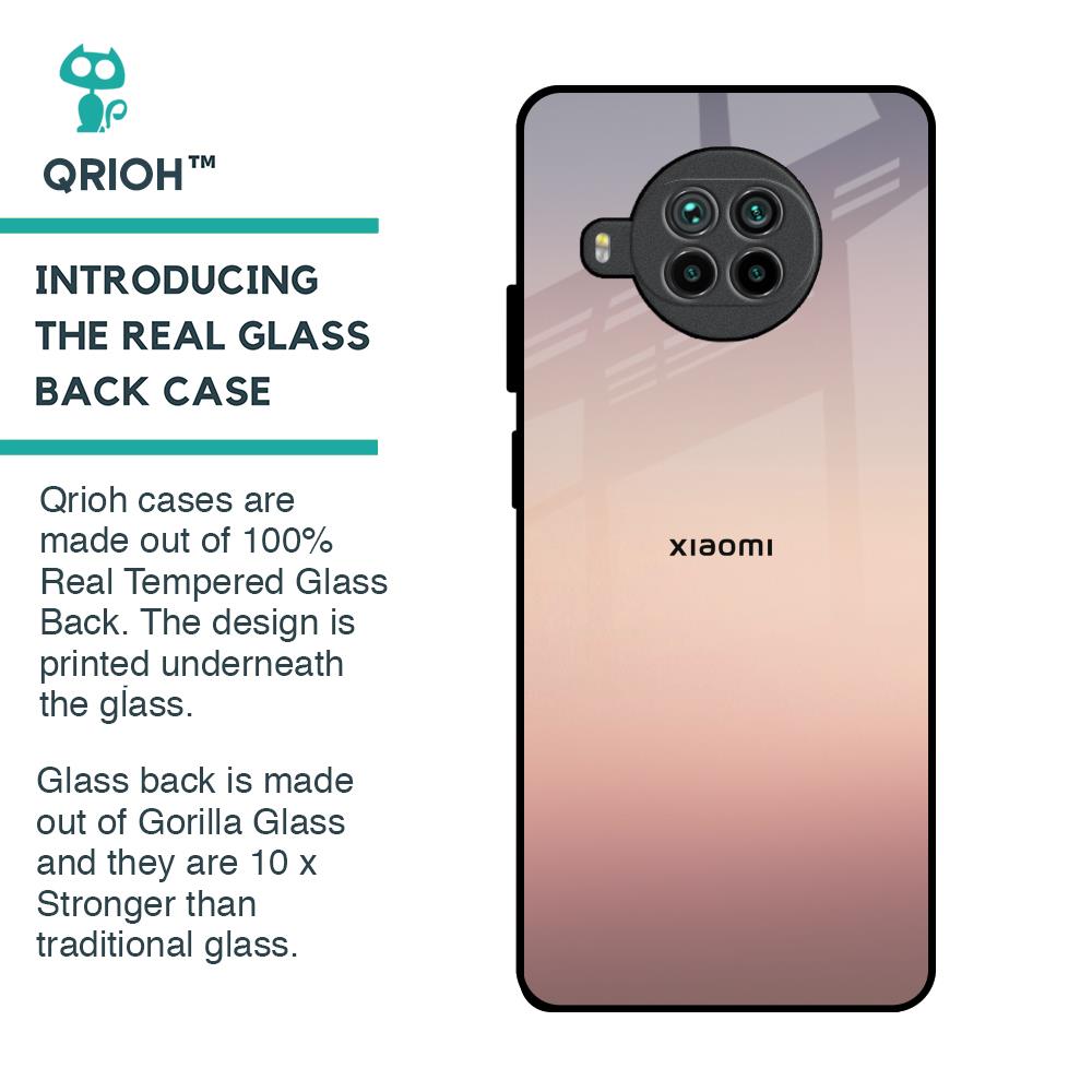 Golden Mauve Glass Case for Mi 10i 5G