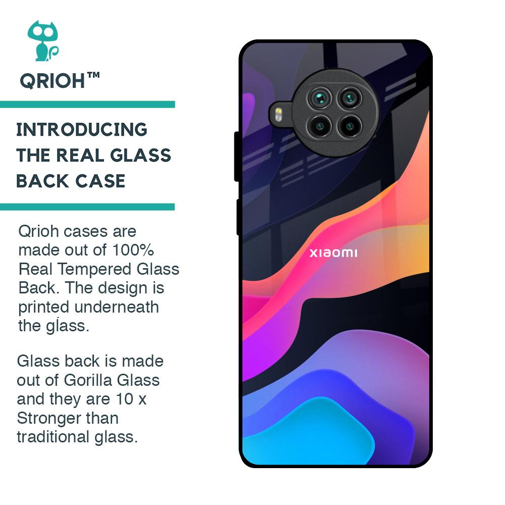 Colorful Fluid Glass Case for Mi 10i 5G