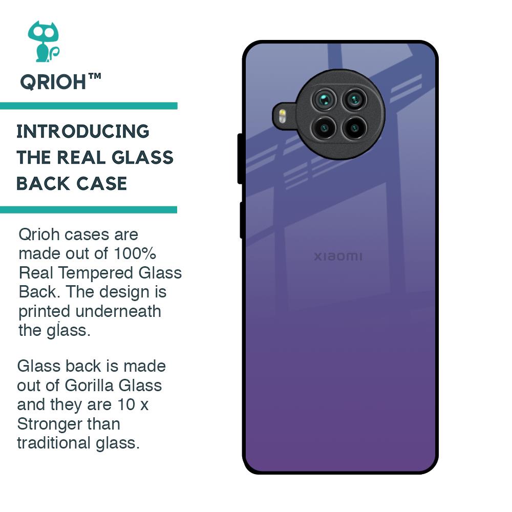 Indigo Pastel Glass Case For Mi 10i 5G