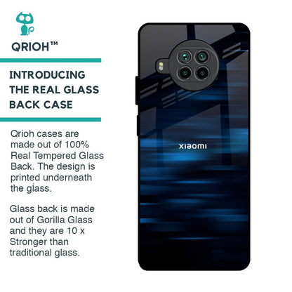 Blue Rough Abstract Glass Case for Mi 10i 5G