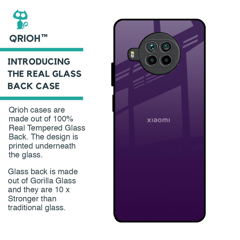 Dark Purple Glass Case for Mi 10i 5G