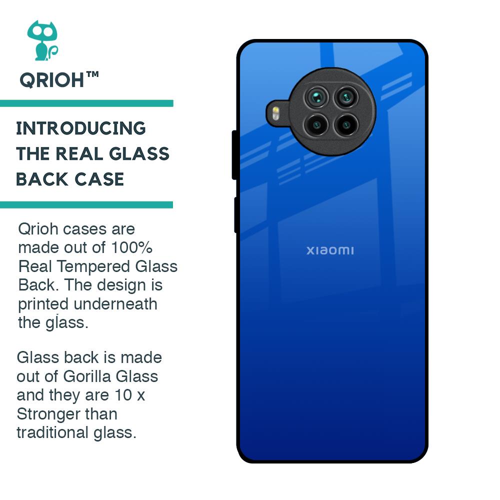 Egyptian Blue Glass Case for Mi 10i 5G