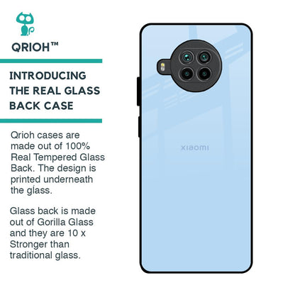 Pastel Sky Blue Glass Case for Mi 10i 5G