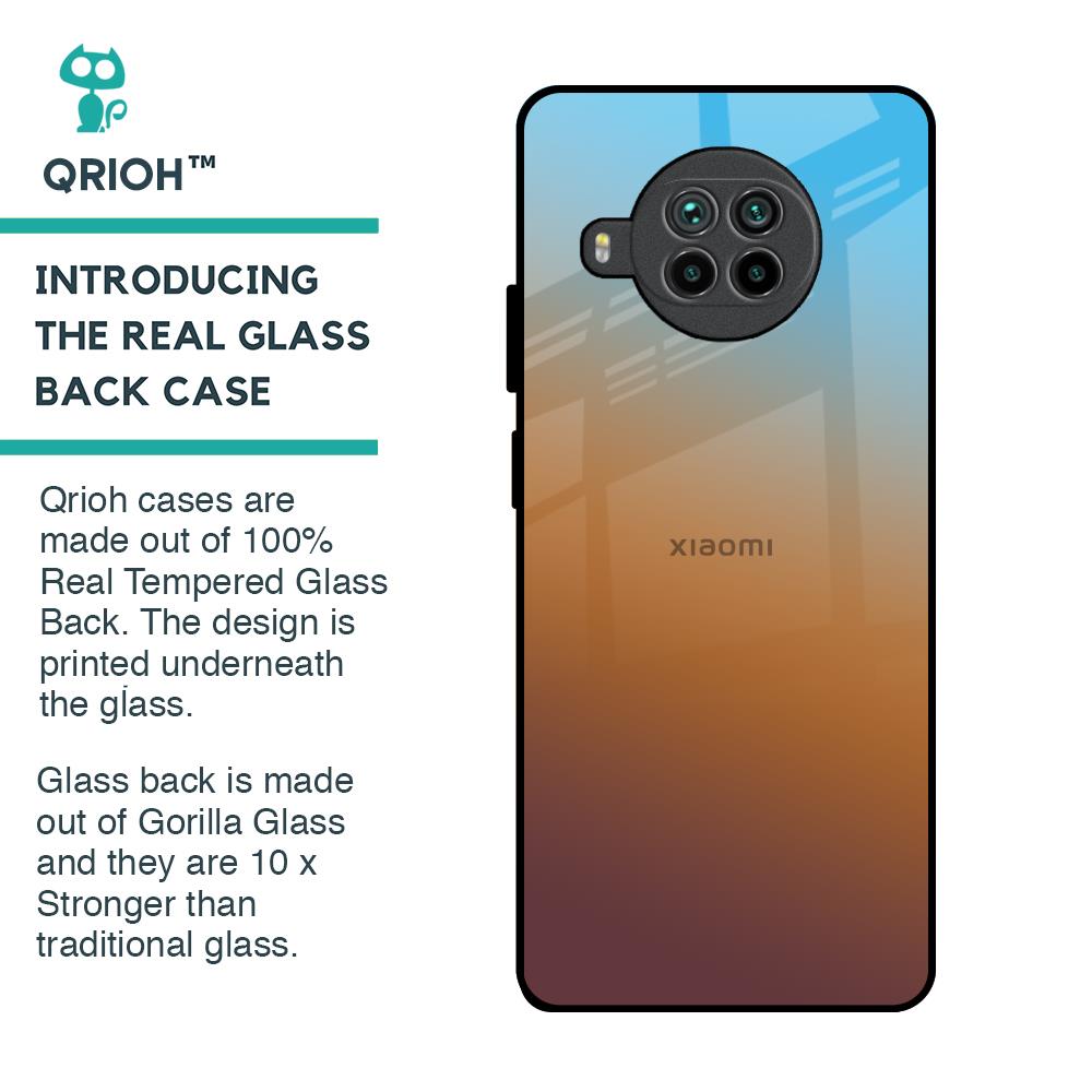 Rich Brown Glass Case for Mi 10i 5G