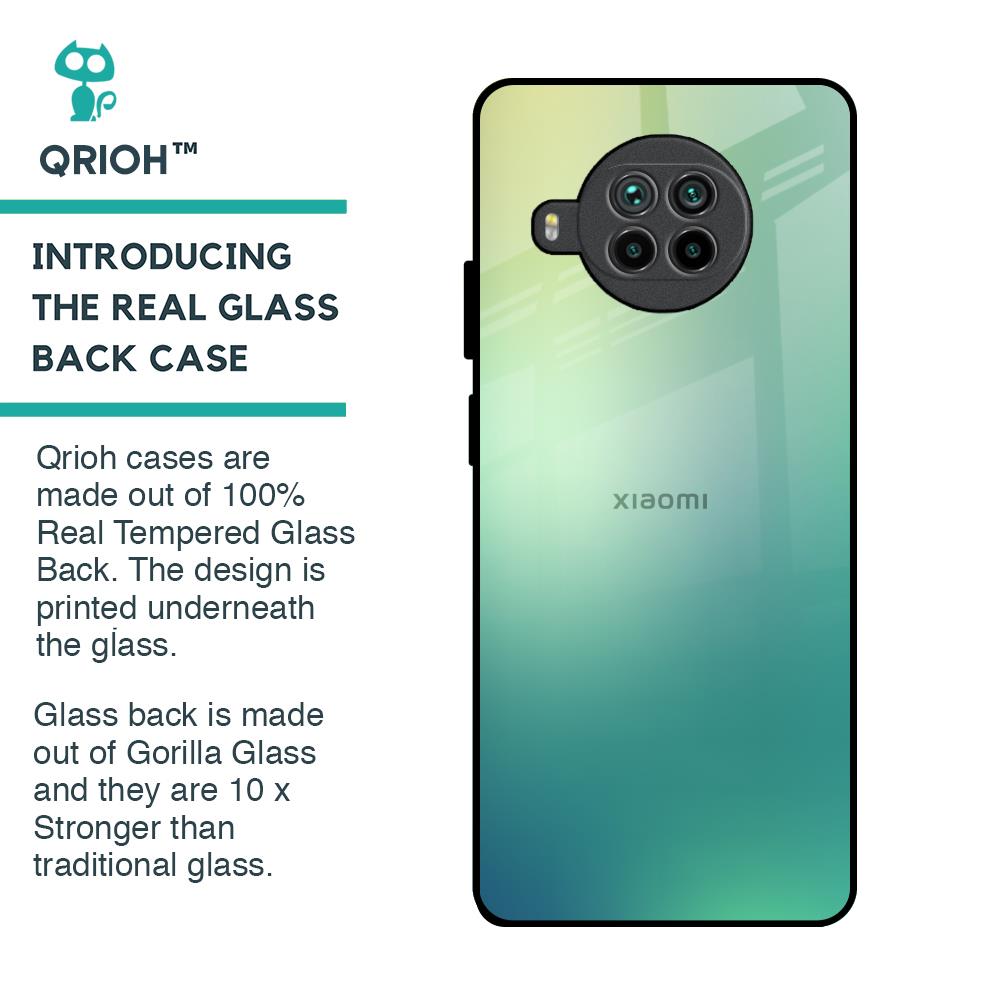 Dusty Green Glass Case for Mi 10i 5G