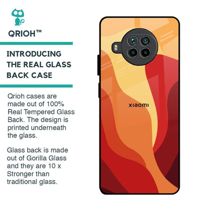 Magma Color Pattern Glass Case for Mi 10i 5G