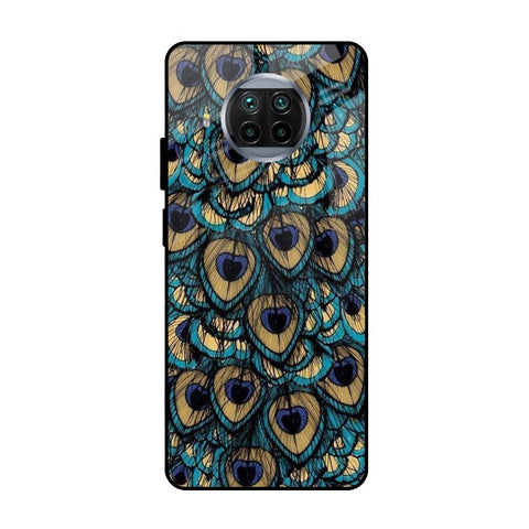 Peacock Feathers Mi 10i 5G Glass Cases & Covers Online