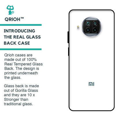 Arctic White Glass Case for Mi 10i 5G