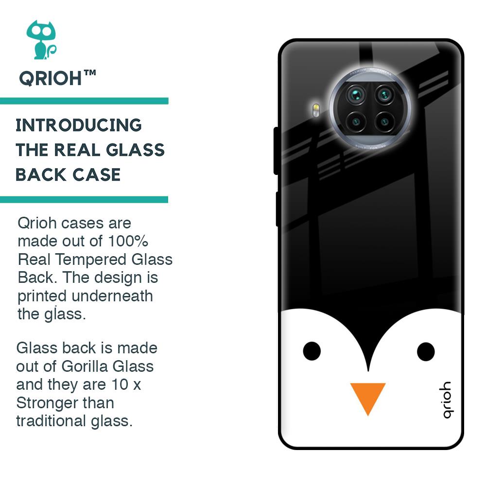 Cute Penguin Glass Case for Mi 10i 5G