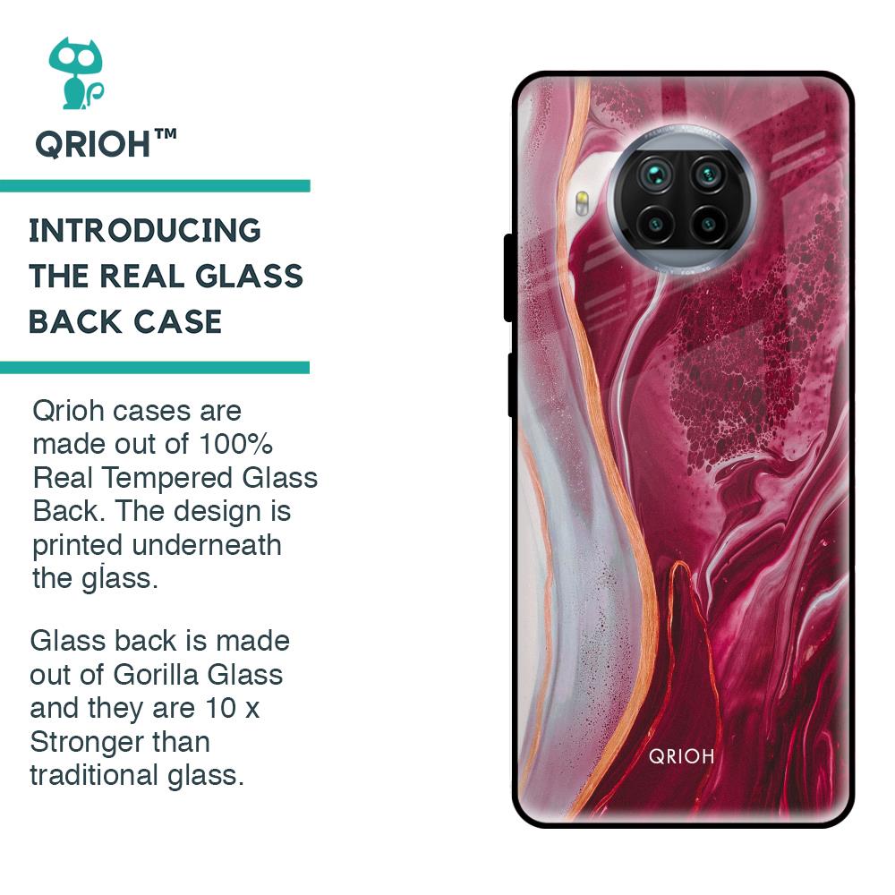 Crimson Ruby Glass Case for Xiaomi Mi 10i 5G