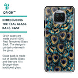 Peacock Feathers Glass case for Xiaomi Mi 10i 5G