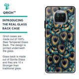 Peacock Feathers Glass case for Mi 10i 5G