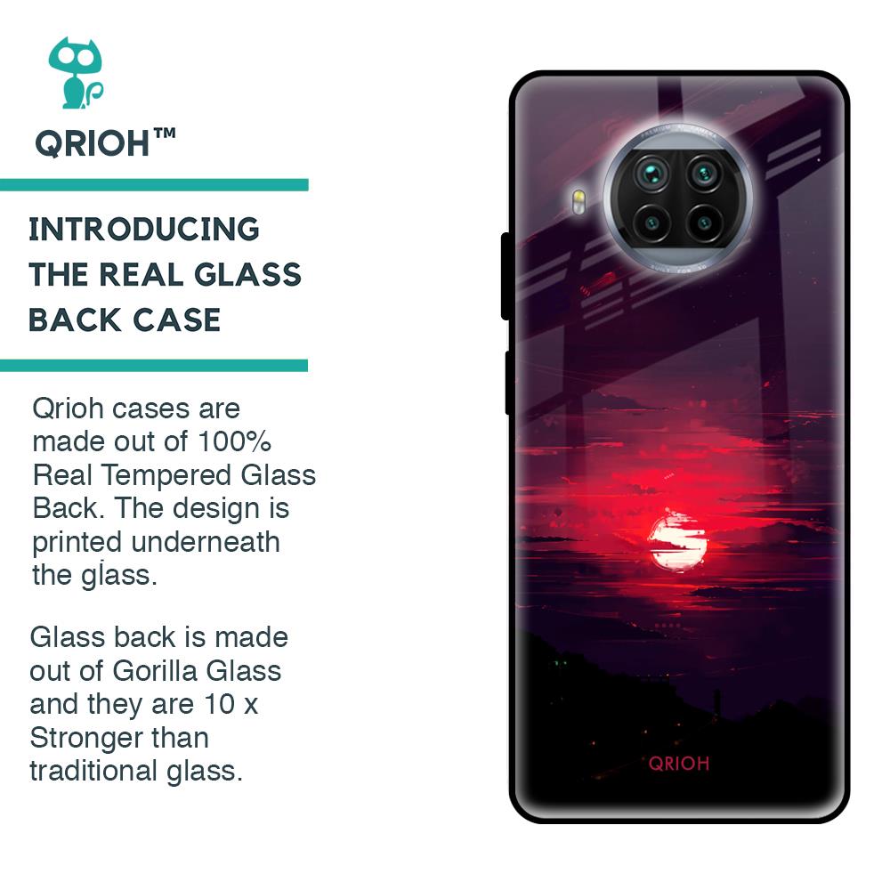 Morning Red Sky Glass Case For Mi 10i 5G