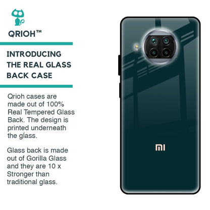 Hunter Green Glass Case For Mi 10i 5G