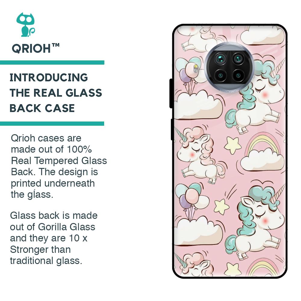 Balloon Unicorn Glass case for Mi 10i 5G