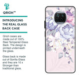 Elegant Floral Glass case for Xiaomi Mi 10i 5G