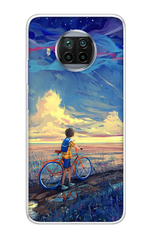 Riding Bicycle to Dreamland Mi 10i 5G Back Cover