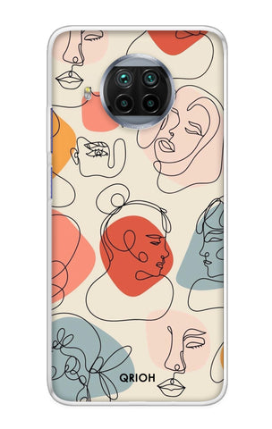 Abstract Faces Mi 10i 5G Back Cover