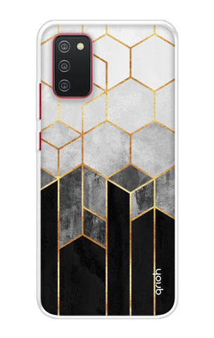 Hexagonal Pattern Samsung Galaxy M02s Back Cover