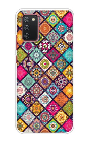 Multicolor Mandala Samsung Galaxy M02s Back Cover