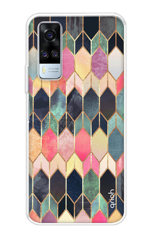 Shimmery Pattern Vivo Y51A Back Cover