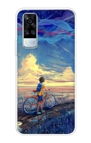 Riding Bicycle to Dreamland Vivo Y51A Back Cover