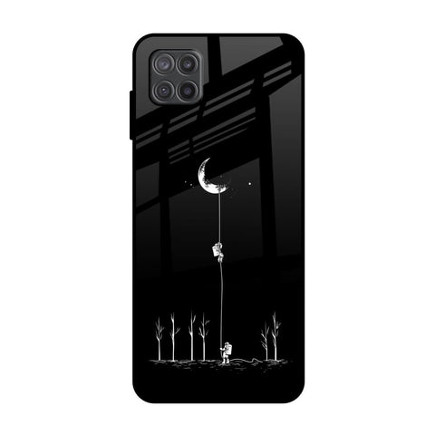 Catch the Moon Samsung Galaxy M12 Glass Back Cover Online