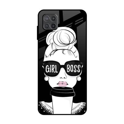 Girl Boss Samsung Galaxy M12 Glass Back Cover Online
