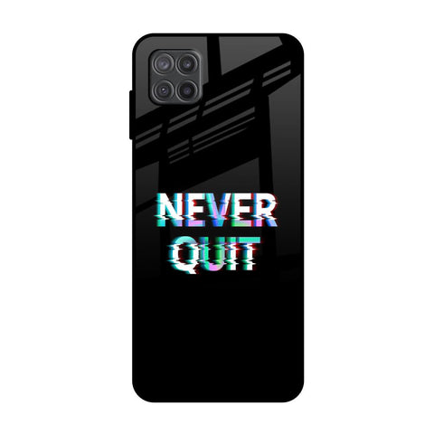 Never Quit Samsung Galaxy M12 Glass Back Cover Online