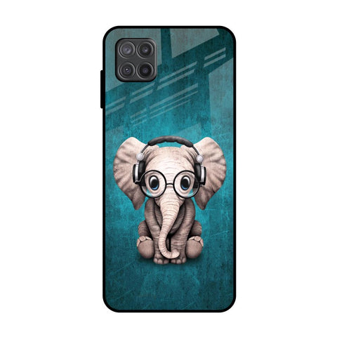 Adorable Baby Elephant Samsung Galaxy M12 Glass Back Cover Online