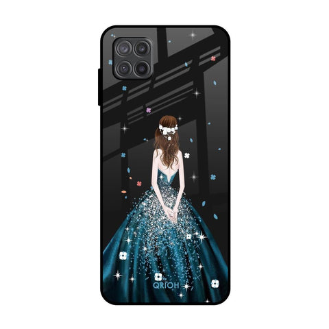 Queen Of Fashion Samsung Galaxy M12 Glass Back Cover Online
