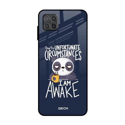 Struggling Panda Samsung Galaxy M12 Glass Back Cover Online