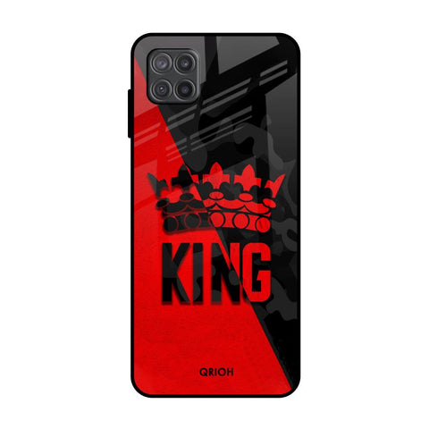 I Am A King Samsung Galaxy M12 Glass Back Cover Online