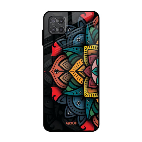 Retro Gorgeous Flower Samsung Galaxy M12 Glass Back Cover Online