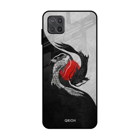 Japanese Art Samsung Galaxy M12 Glass Back Cover Online