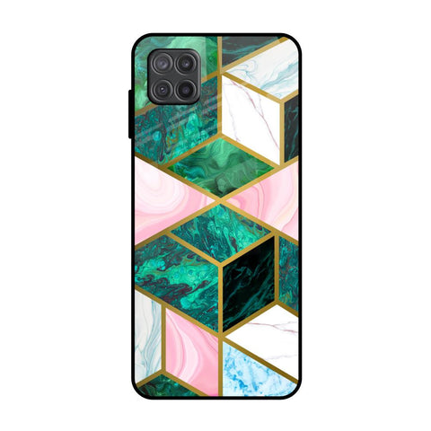 Seamless Green Marble Samsung Galaxy M12 Glass Back Cover Online