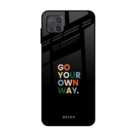 Go Your Own Way Samsung Galaxy M12 Glass Back Cover Online