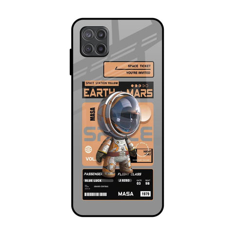Space Ticket Samsung Galaxy M12 Glass Back Cover Online