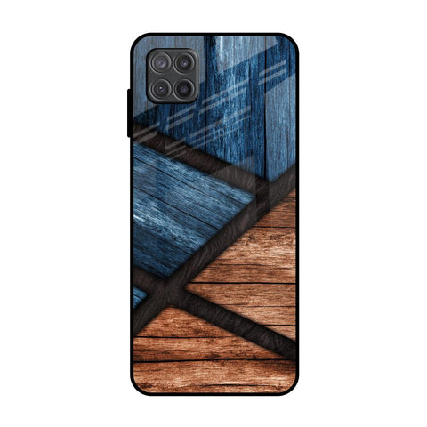 Wooden Tiles Samsung Galaxy M12 Glass Back Cover Online