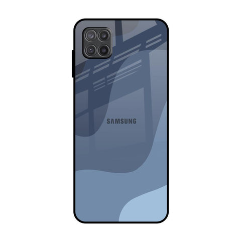 Navy Blue Ombre Samsung Galaxy M12 Glass Back Cover Online