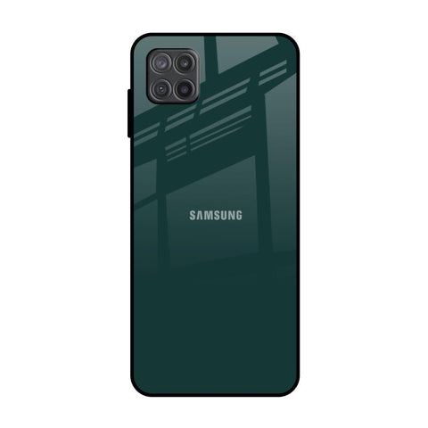 Olive Samsung Galaxy M12 Glass Back Cover Online