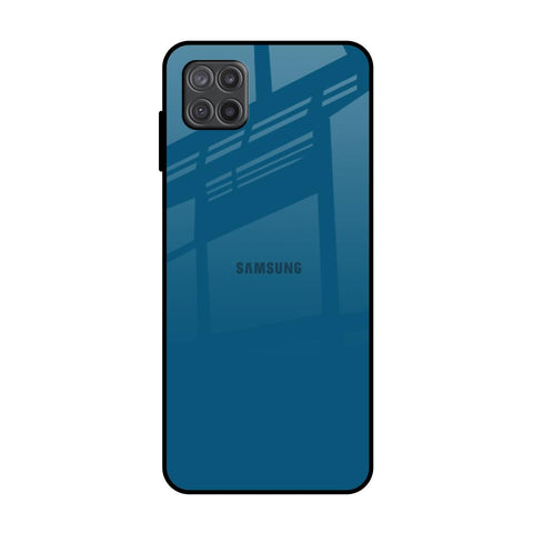 Cobalt Blue Samsung Galaxy M12 Glass Back Cover Online